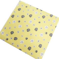 三明治包裝 吐司袋 紫菜飯捲包裝紙 黃色, 1入, 2500個