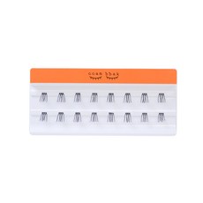깜빡 인조 속눈썹 11mm Deep Orange 3기둥, Black, 1개