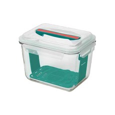 Glasslock 西瓜保鮮盒 手提款, 1個, 2.5L