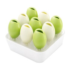 9구 플라워 다용도 스토리지, 그린, 1개