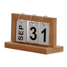 ARTBENI 簡單的台歷, 棕色的