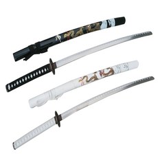 일본도 2종 세트 YK 84, 블랙, 화이트, 1개