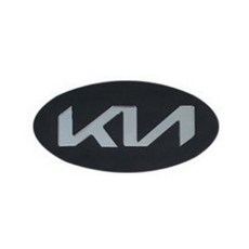 車用KIA新款廠徽 2號, 霧面黑銀色, 參考內容