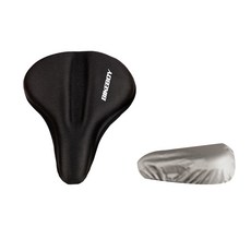 BIKEBOY 自行車座套+防水套, 黑色的, 1套