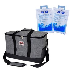 露營保溫隔熱袋 L號, 灰色, 30L