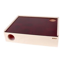 아올로 자작나무 미로 대 드워프용 + 아크릴 뚜껑, 암적색(뚜껑), 1세트