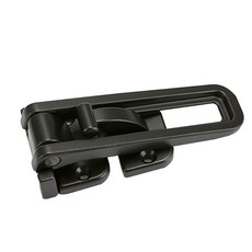 內開門專用雙重鎖安全扣 黑色, 1個