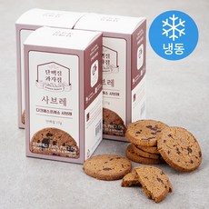 단백질과자점 다크에스프레소 사브레 (냉동), 85g, 3개