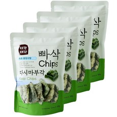 TigakTaegak 海帶脆片, 4入, 100g