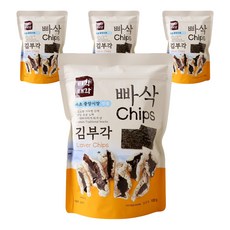 TigakTaegak 海苔脆片, 4入, 100g