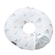 HAPPY TIME 沐浴安全脖子救生圈, 快樂的鯨魚, 1個