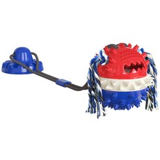 狗狗咬吸著訓練玩具, 藍色, 1個