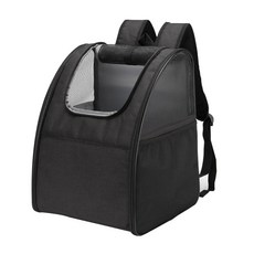 DOGnCATs 寵物完美護理大型後背包 PET-181, 黑色