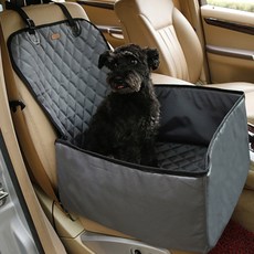 Digity 寵物汽車運輸墊和汽車座椅 45 x 45 x 58cm, 灰色的, 1個
