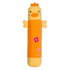 JONI 可愛造型長條抱枕套, 黃色的