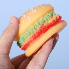 Dijiti狗狗漢堡玩具 7.5*5cm, 單色, 1個