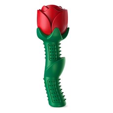 Digi-T狗狗玫瑰形狀玩具兼潔牙器 170*50mm, 紅色的, 1個