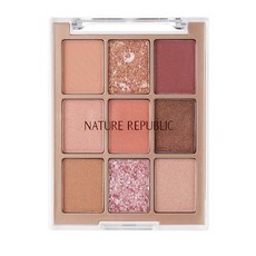 NATURE REPUBLIC 9宮格眼影盤, 03 Rosy Canvas, 1個