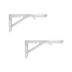 不鏽鋼折疊層架, 2個, 銀色