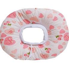 Kelly Mall 寵物甜甜圈造型防舔咬頸圈 可愛愛心 M, 1個