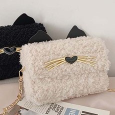 Funstitch Hobby DIY 網眼縫線貓包製作套組, 1套, 白色的