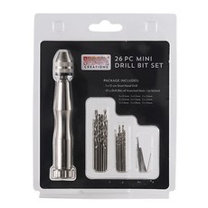 模型用手鑽 + 25種鑽頭套組, 1套