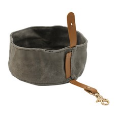 산책 외출시 휴대용 강아지 밥그릇 YT_RC439, 그레이, 1개