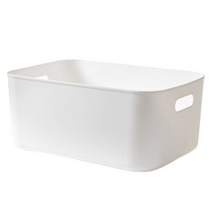 Youth收納籃 中型 PP-3, 白色的, 1個