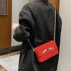 Funstitch Hobby DIY 網眼縫線貓包製作套組, 1套, 紅色的