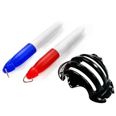 TUNT GOLF 3線球內膽+魔筆2件套, 紅色（筆），藍色（筆）, 1套