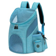 網狀寵物移動式後背包 YT_RB289_AY, 天藍色