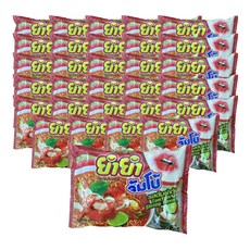 얌얌 똠양꿍 태국 수입봉지라면 67g, 30개