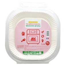 JJ HAPPY HOUSE 空氣炸鍋方形紙箔 BL 23 x 4.5 cm 5.2L 90p, 1盒