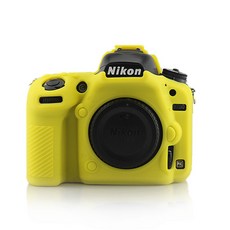 Nikon D750相機機身保護用矽膠套 黃色, 1個, 單品