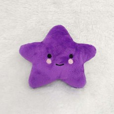 강아지 천방지축 장난감, 보라별, 1개