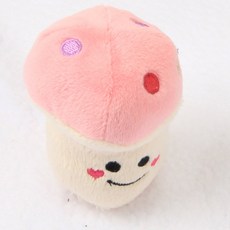 강아지 천방지축 장난감, 핑크버섯, 1개