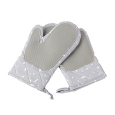 Muffin廚房烤箱手套 2入, 灰色, 1套