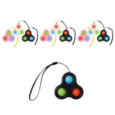 3格泡泡指尖陀螺 10入, 隨機發貨