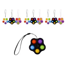 5色按壓泡泡*10入, 隨機出貨