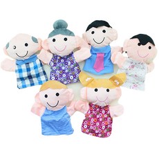 Gabe家族手指偶 家人 6種組 KS2626, 6種