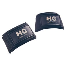 HG 네버 기브 업 헬스 스트랩, 블랙, 1개