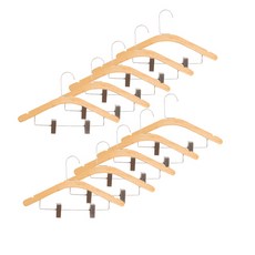溫度木質衣架 大型, 單色, 10個