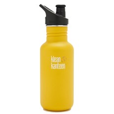 klean kanteen 經典窄口不鏽鋼保溫瓶, Lemon Curry, 532ml, 1個