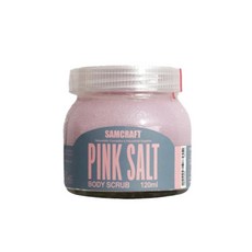 SAMCRAFT 粉紅鹽身體磨砂膏, 120ml, 1入