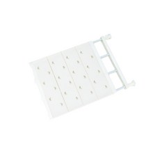 Salrim Manyeo 可調節長度伸縮層架, 白色, 1個