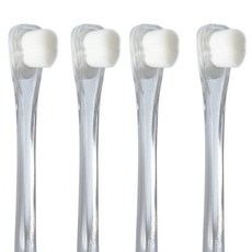 Digi-Ti寵物透明刷牙刷 17*1.3cm, 單色, 4個