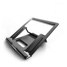 포엘지 4단 조절 노트북 거치대 LGC-AL02, Black, 1개