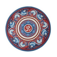 Rani Fit 圓形瑜珈墊, 紅色圖案