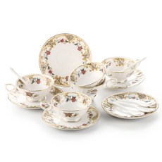 Keito Imperial 5人紅茶杯組 3款 x 5件組, 混合顏色, 1套