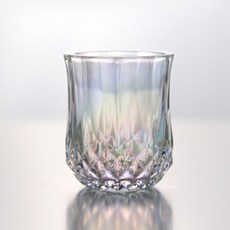 Cozy Table 神秘極光稜鏡全息鬱金香燒酒杯 50ml, 4個, 混合色